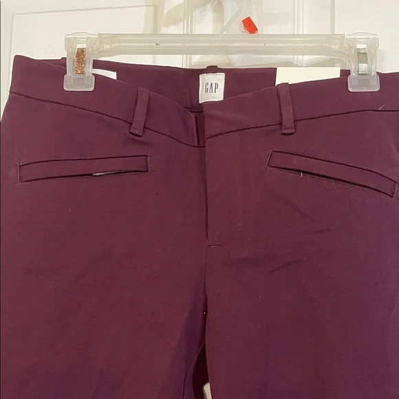 NWT GAP Women's Deep Burgundy skinny Ankle Jeans size 6 - Picture 2 of 9